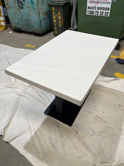 Caesarstone Dual Single Leg Cafe Table