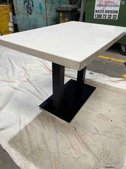 Caesarstone Dual Single Leg Cafe Table