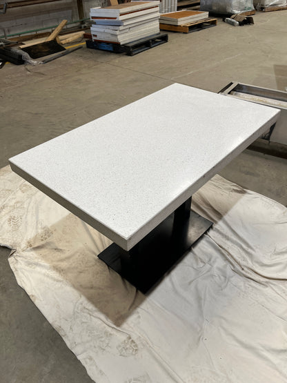 Fine Caesarstone Dual Single Leg Cafe Table