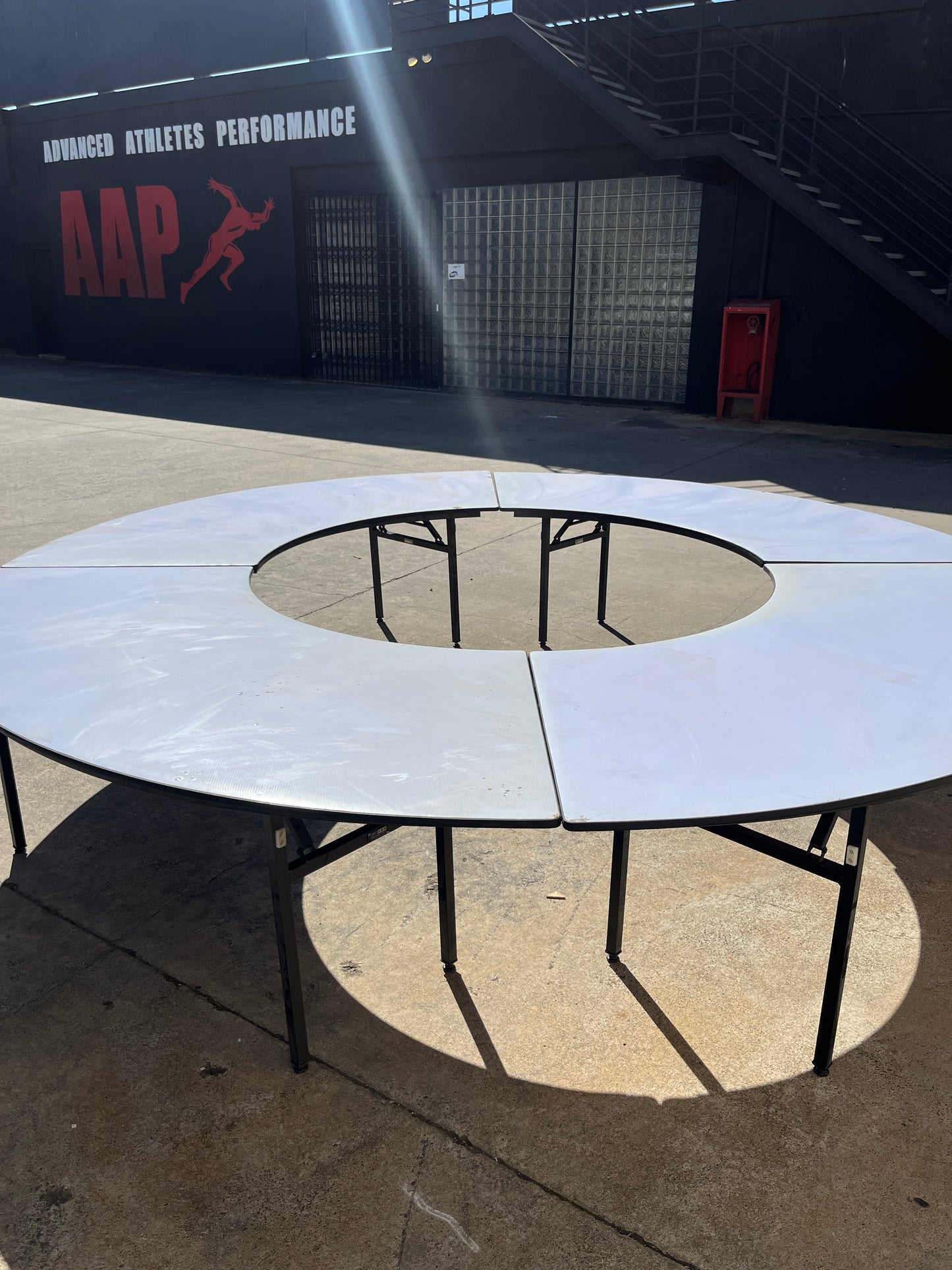 Large Circular Ring Table