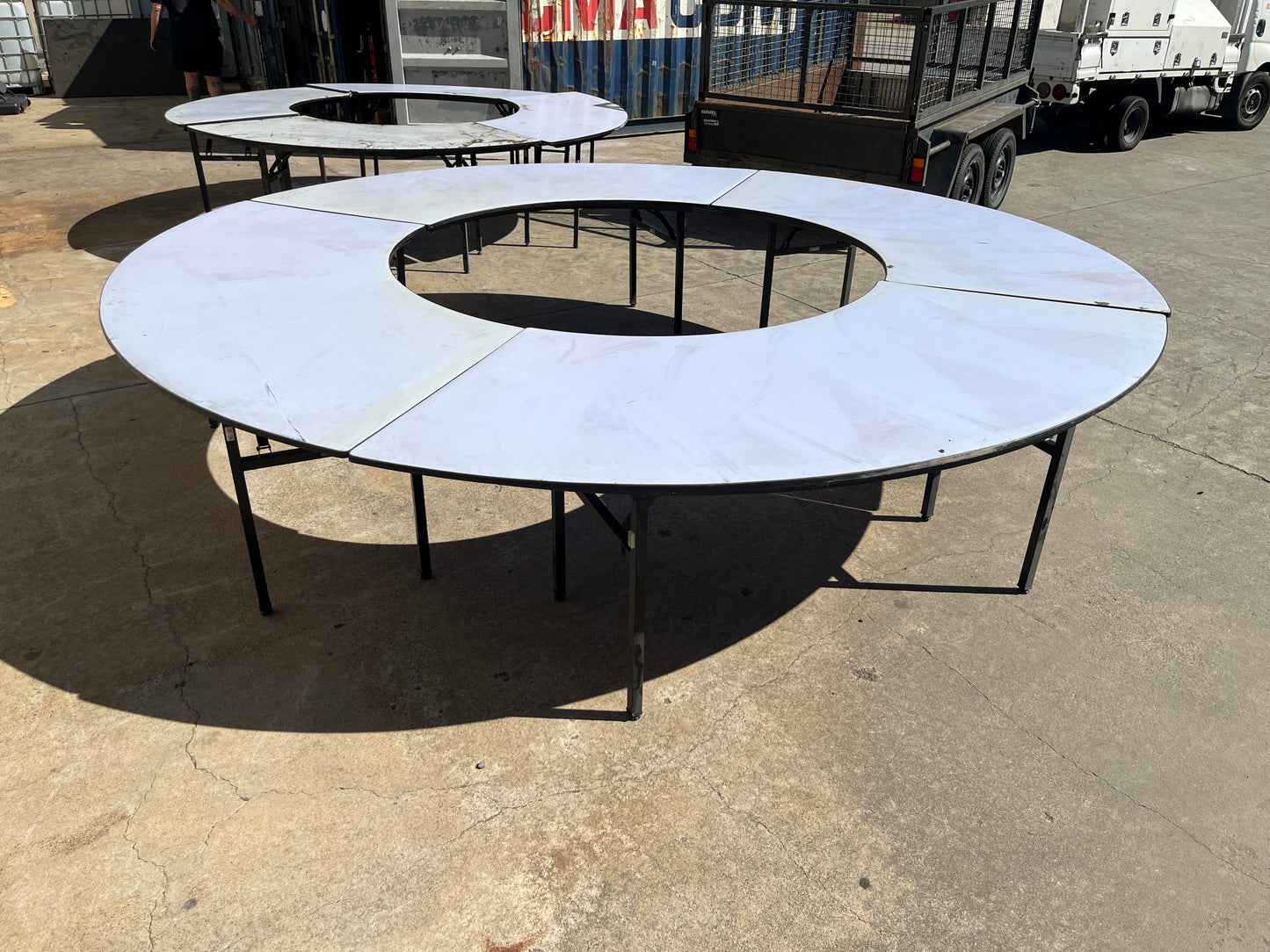 Large Circular Ring Table