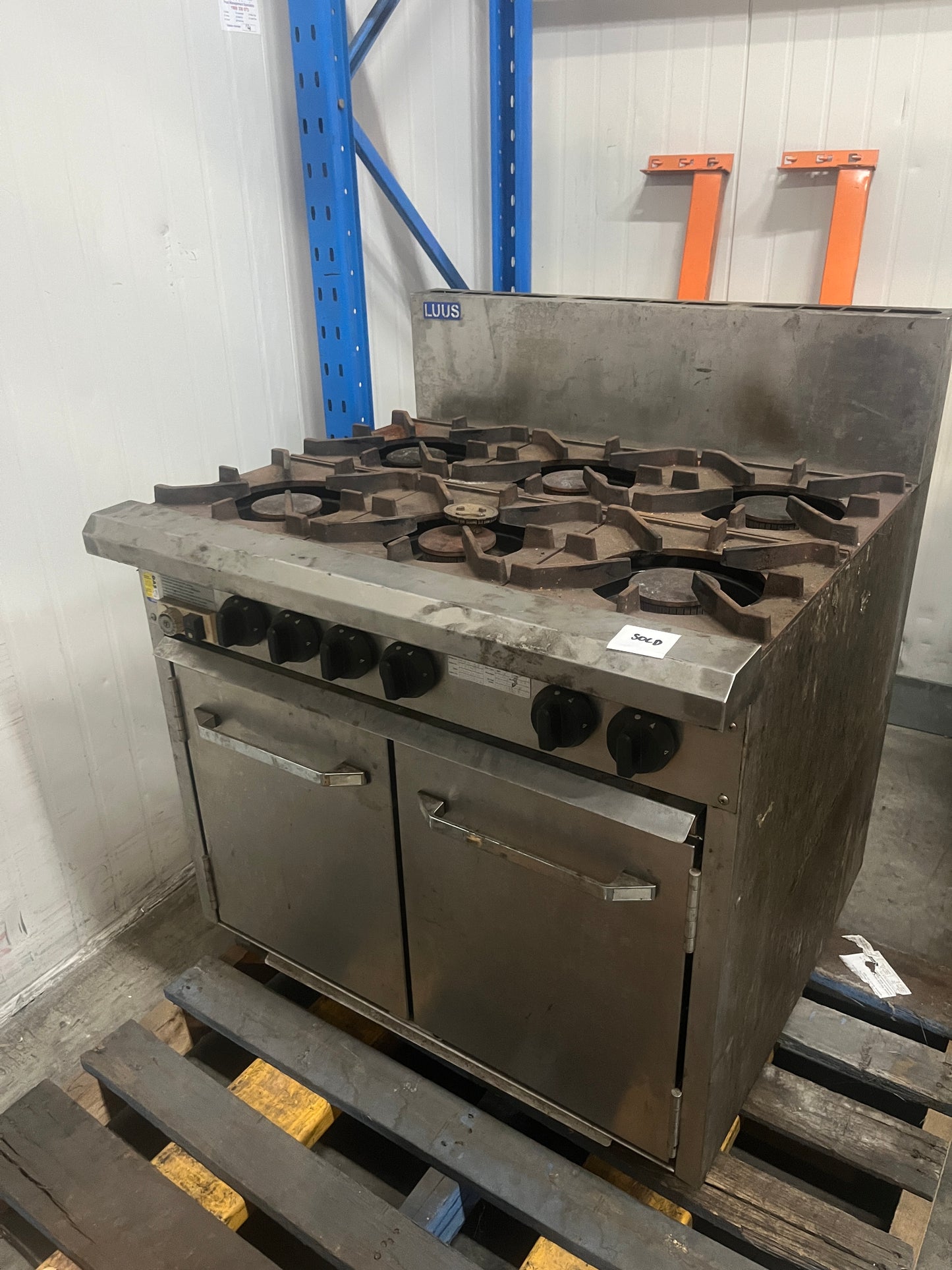 Professional Gas Oven Range 900mm RS-6B - LUUS