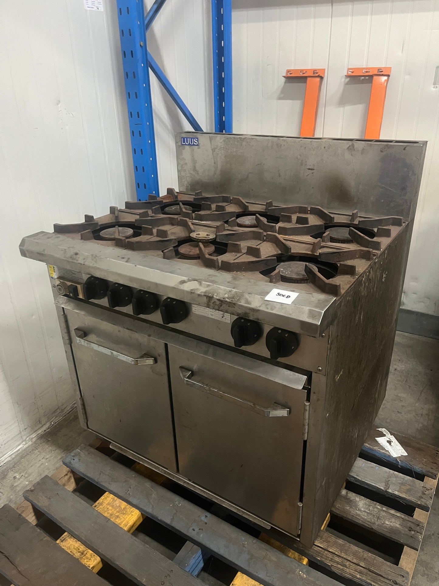 Professional Gas Oven Range 900mm RS-6B - LUUS