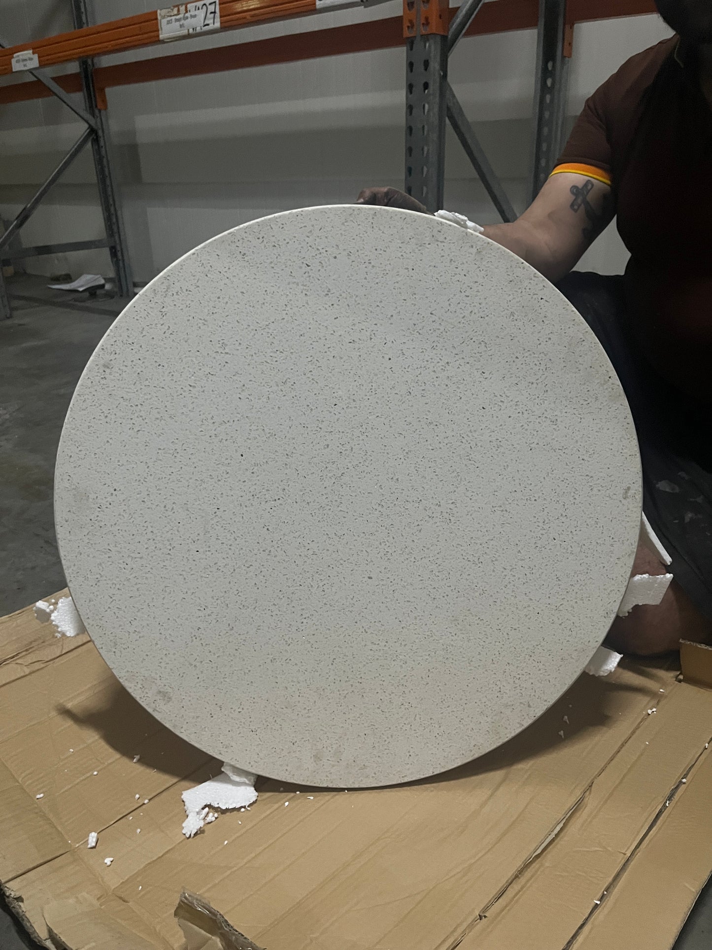 Quartz Stone Bench Top 700mm Round