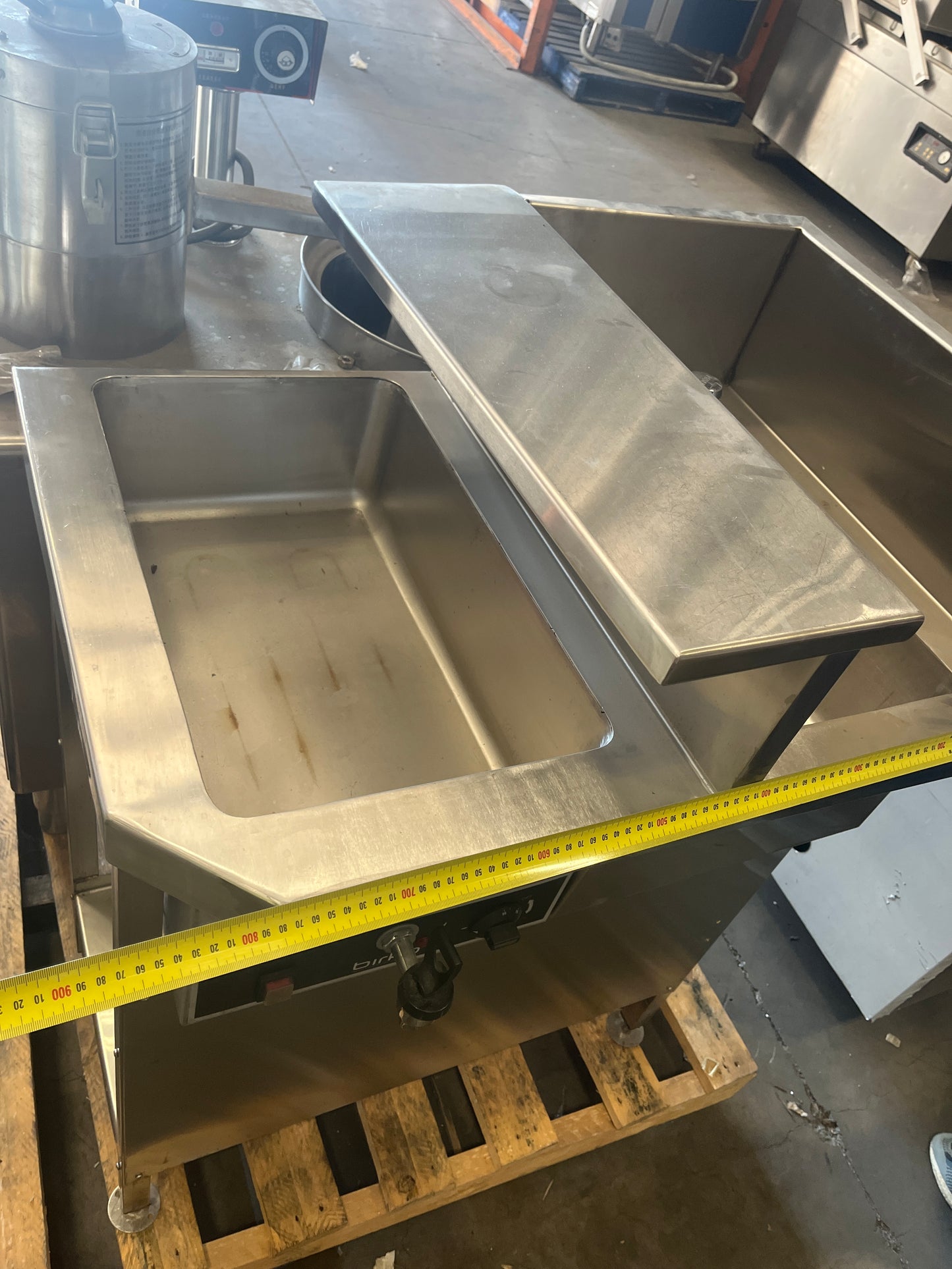 Bain Marie Custom Stainless Steel Sink with Stop Tap