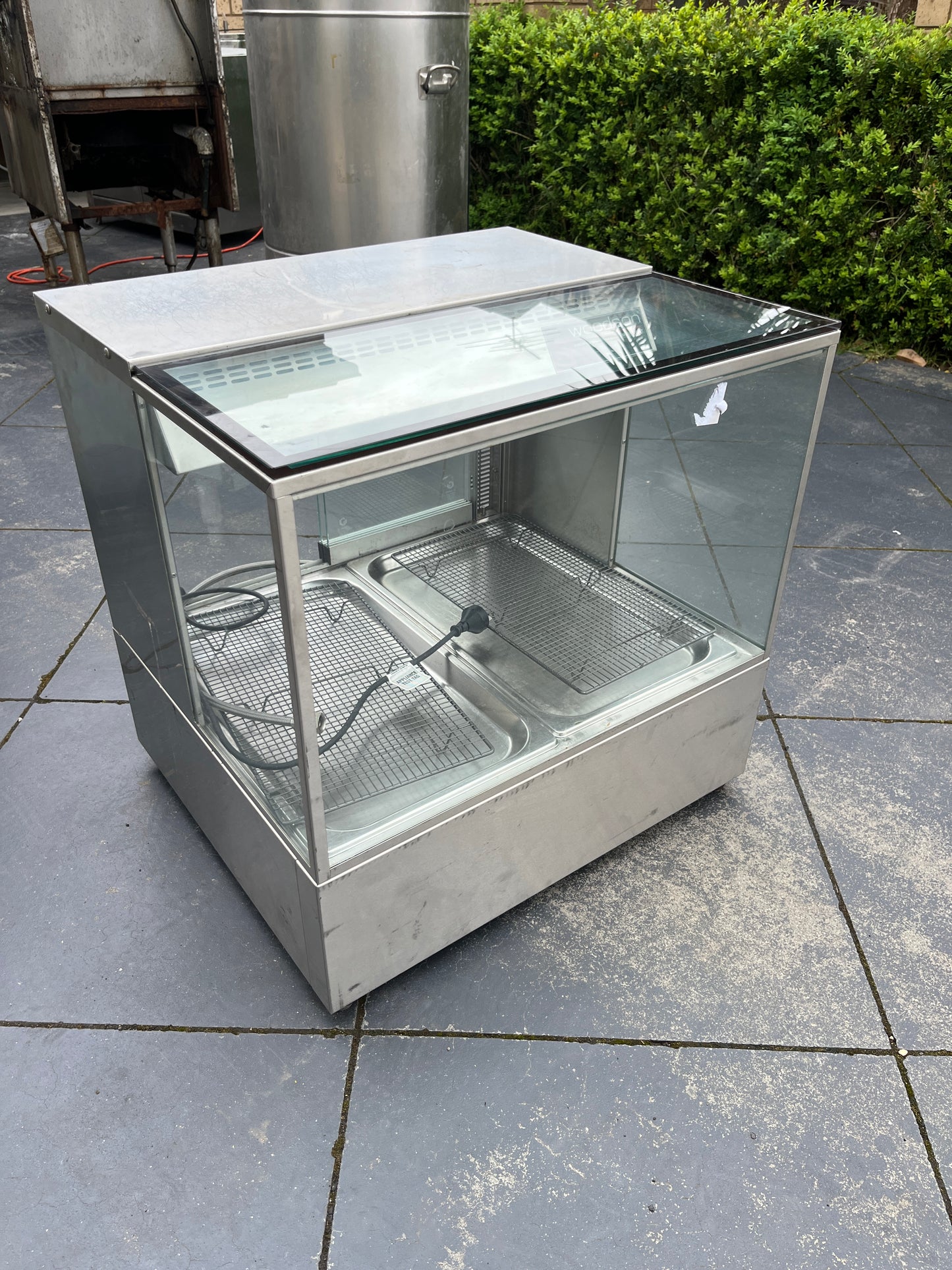 2 Module Square Bench Top Hot Food Display