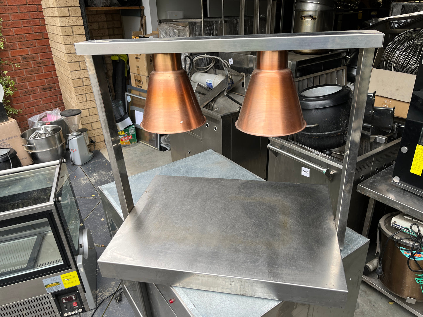 Stainless Steel Food Heat Lamp