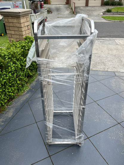 Multi Tier Stainless Steel Bakery Trolley